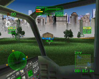 Black Dawn screenshot 3 for Sega Saturn
